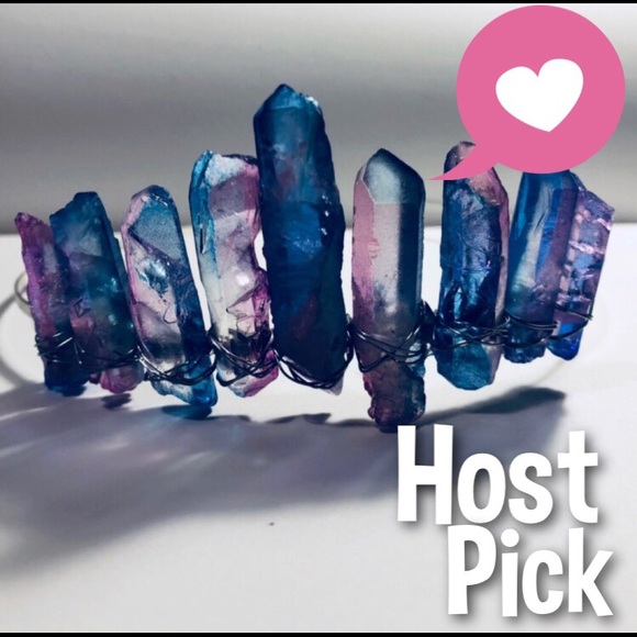 Bloodstone treasures Accessories - “Daddy AF crown” unicorn blood crystal quartz